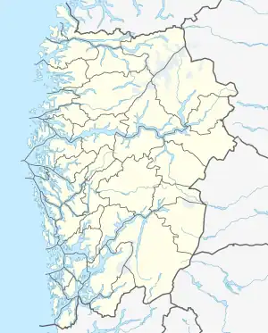 Bjordal is located in Vestland