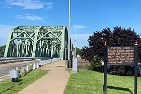 Old Trenton Ferry historic information sign