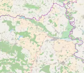 Karanac is located in Osijek-Baranja County