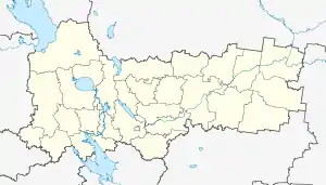 Vytegra is located in Vologda Oblast