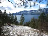 Overlooking the Lake by Okanagan Centre on a Late Winter Morning