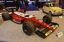 A Dallara F89 in display.