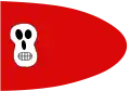 Example of a flag used by corsairs of the Algiers regency.