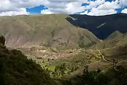 Oropesa District as seen from Tipon