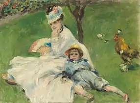 Pierre-Auguste Renoir, Madame Monet and her son, National Gallery of Art