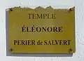 commemorative plaque Jacques de Perier de Salvert
