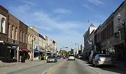 Retail Historic District in Portage.