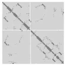 Protein contact map