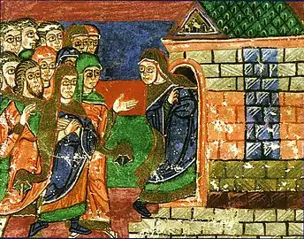 Saint Radegunde of Poitiers, nun.