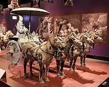 Qin dynasty chariot from the Terracotta Army