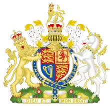 Coat of arms of United Kingdom (1952–1960)