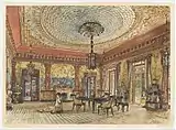 Japanese salon at Villa Hügel, Vienna