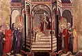 Presentation of the Virgin at the Temple (1448–52) - Tempera on wood, 32 x 46 cm. Pinacoteca, Vatican