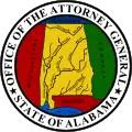 Seal of the attorney general of Alabama