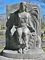 Seated Woman Monument (1916), Francis Edwin Elwell, sculptor.