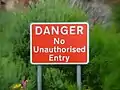 Sign at Loch Ness