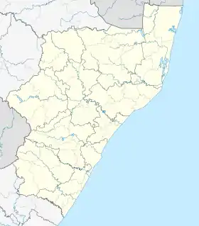 Mapumulo is located in KwaZulu-Natal