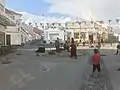 Live entertainment in the town square