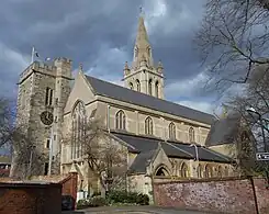 The church seen from the south