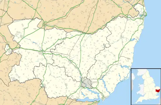 Orfordness transmitting station is located in Suffolk