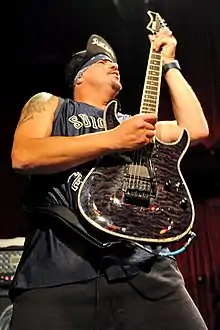 Mike Clark performing with Suicidal Tendencies in 2011