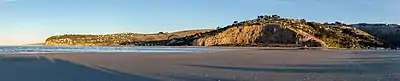 Clifton (above the cliff) and Sumner Bay
