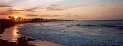 Sunset over La Marina in Hatillo