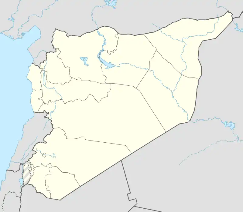 Ein al Tal is located in Syria