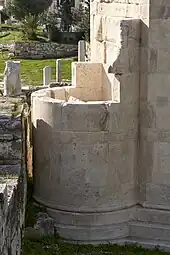 Remains of the turret tank