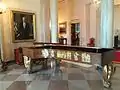 White House Steinway Piano (1938), case designed by Eric Gugler, painted frieze by Dunbar Beck.