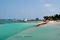 The "Split" at Caye Caulker,  Caused by Hurricane Hattie in 1961