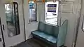 Priority seating in car 32612, November 2015