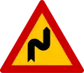 Κ-2δDouble curve (right)(formerly used  or )