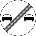 Ρ-38End of no overtaking