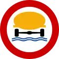 Ρ-46No vehicles carrying goods which could pollute water