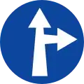 Ρ-51δTurn straight or right ahead(formerly used )