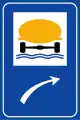 Ρ-74δVehicles carrying hazardous goods should turn right