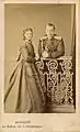 Tsarevitch Alexander later Alexander III and Princess Dagmar of Denmark, by Sergei Lvovich Levitsky 1865 (The Di Rocco Wieler Private Collection, Toronto, Canada)