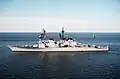 USS Comte de Grasse in Norfolk on 23 March 1990