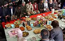 Image 34Typical Afghan food table (from Culture of Afghanistan)