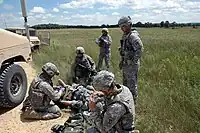 1st Battalion training the 26th Maneuver Enhancement Brigade in 2009