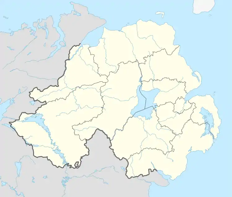 2013–14 NIFL Premiership is located in Northern Ireland