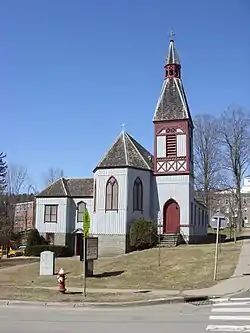 Upjohn Church at Franklin NY March 2009
