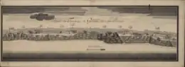Vista of the Fort in 1756