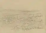 F1541v Bird's-Eye View of the Village, Van Gogh Museum