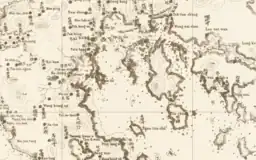 Map of Xin'an County of 1866 (enlarged), showing the Port Shelter and the area Sai Kung