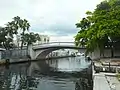 Hump Bridge on NW 7th Street and the canal