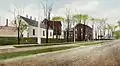 Warden's residence and prison in 1905