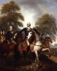 Washington Before Yorktown, life-size portrait by Rembrandt Peale; 1824, reworked 1825