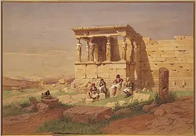 The Portico of the Caryatids on the Erechtheion